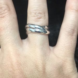 Tiffany & Co. Interlocking, Sterling Silver Ring
